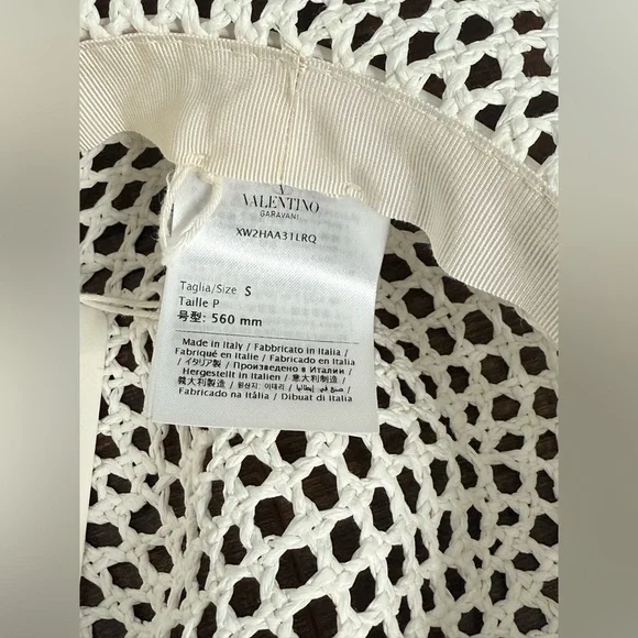 Valentino Garavani Woven Fedora